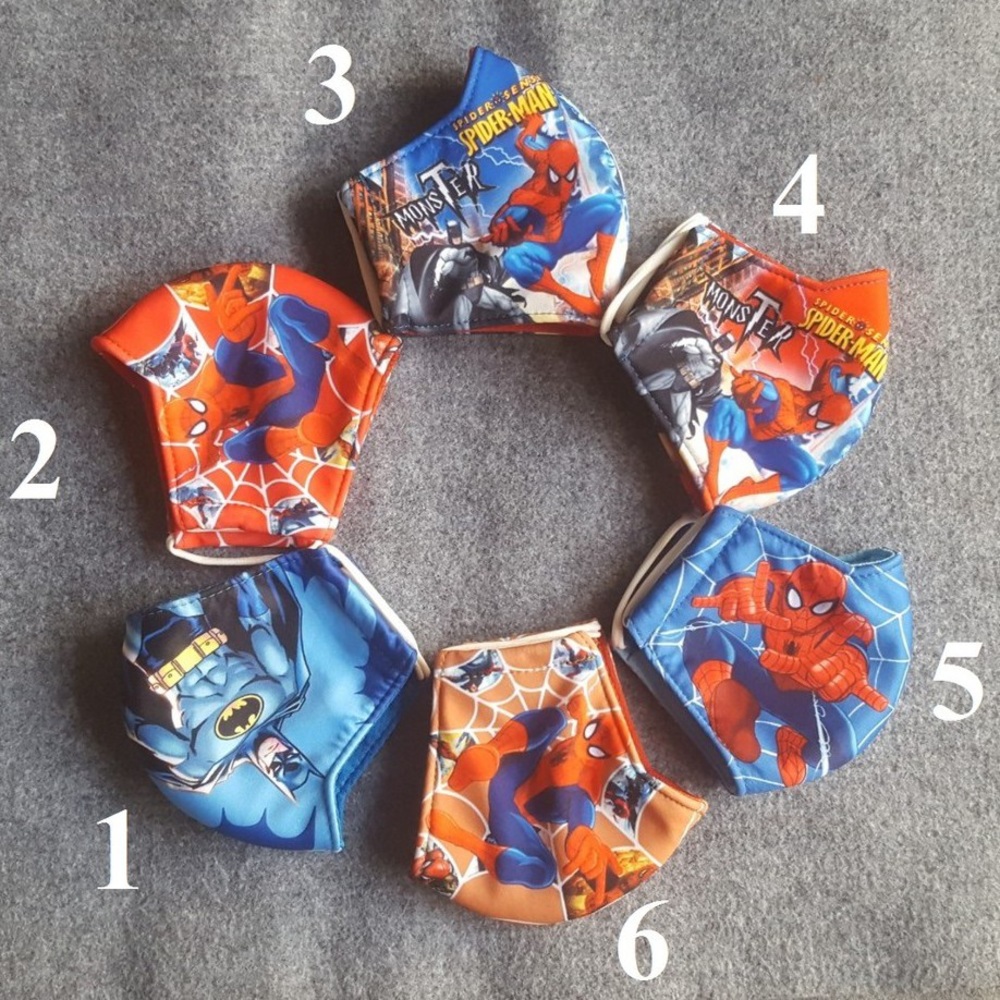 Kids Face Mask Set of 3 Variety Color